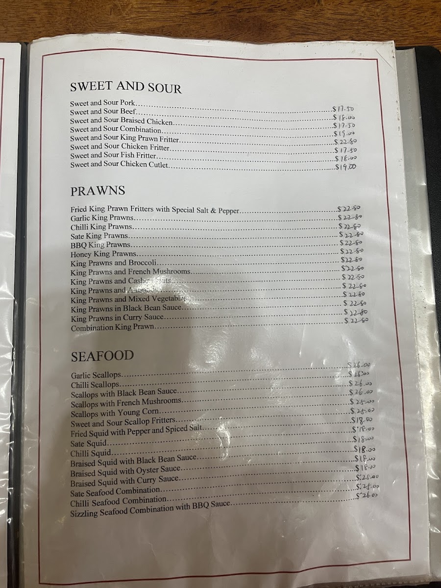 Menu Marigold Garden Chinese Restaurant-5
